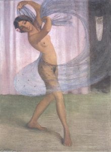 Taenzerin Mit Schleier — Otto Mueller