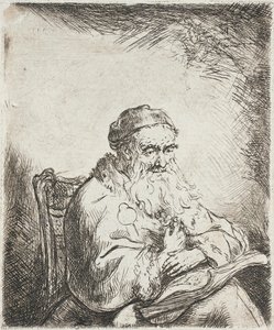 Old Man With A Trefoil On His Coat — Ferdinand Bol, Baroque Portraiture
