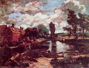 Flatford Mill From The Lock — John Constable