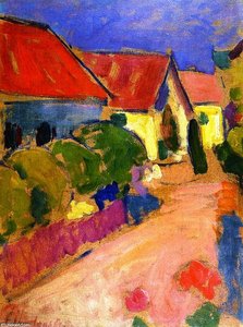 Murnau - Red Roofs — Alexej Von Jawlensky, Expressionism