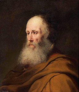 Bearded Old Man With A Brown Cloak — Jan Andrea Lievens Jan Lievens, Academic Realism