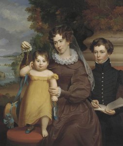 Mrs. Victor René Value; Her Daughter Victoria Matilda; And Her Stepson Jesse René — Jacob Eichholtz