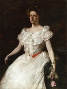 Lady With A Rose — William Merritt Chase