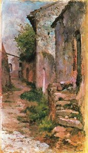 Village Road — Giovanni Fattori