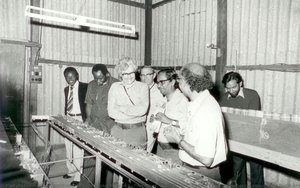 Prof. Govind Swarup Explaining To A Gathering About Ooty Radio Telescope — Tata Institute Of Fundamental Research (tifr)
