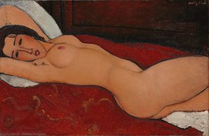 Reclining Nude 6 — Amedeo Clemente Modigliani, Cubism