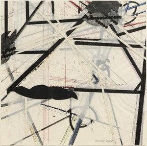 Diagram For Two Separate Installlations Combined Into One Installation In 2 Perspectives — Barry Le Va