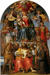Madonna And Child With Saints — Luca Signorelli