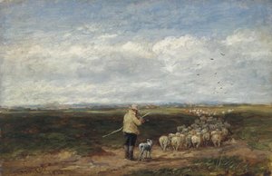 The Shepherd. Return Of The Flock — David Cox