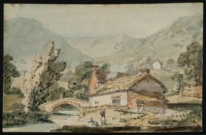 Scene In The Lake District, Near Buttermere — Thomas Girtin