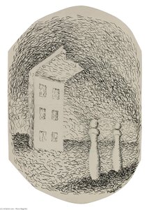 La Maison Avec Deux Quilles — René Magritte