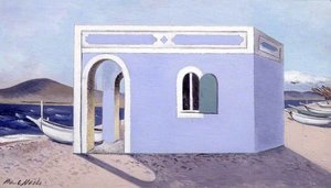 Blue House On The Shore — Paul Nash