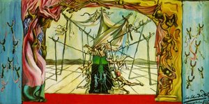 Design For The Set Of 'romeo And Juliet' (backdrops And Wing Flats), 1942 — Salvador Dalí, Surrealism