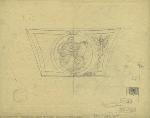 Study For Mosaic, Wisconsin State Capitol, — Kenyon Cox, Classical Realism