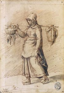 Farm Woman Going To Market — Giuseppe Arcimboldo