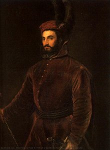 Portrait Of Ippolito De Medici In A Hungarian Costume — Titian Ramsay Peale Ii, High Renaissance