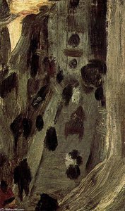 View Of Riera De Sant Joan From The Window — Pablo Picasso