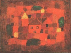 Landscape With Sunset — Paul Klee