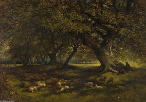 A Sylvan Scene — John Linnell