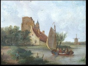 Sailing In Holland — Carl Eduard Ahrendts