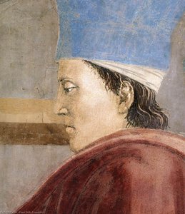 7b. Recognition Of The True Cross (detail) — Piero Della Francesca, Renaissance Geometric Precision