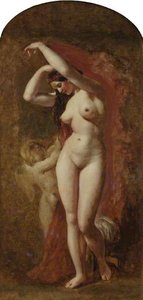Venus And Cupid - — William Etty