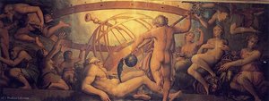 The Mutiliation Of Uranus By Saturn — Cristofano Gherardi