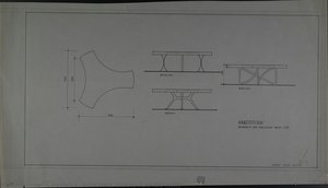 Worktable. Ground Plan And Views — Franz Ehrlich