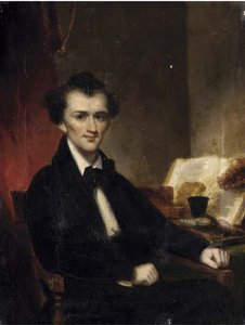 Portrait Of A Gentleman, Seated Small Three-quarter Length, At A Desk