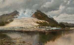 White Terraces, Rotomahana — Charles James Blomfield