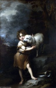 The Infant Saint John With The Lamb — Bartolomé Esteban Murillo
