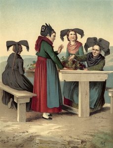 German Costume Baden Stauffen U Mullheim — Albert Kretschmer