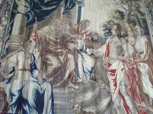 Brussels Tapestry In Wool And Silk — Jean Leclerc