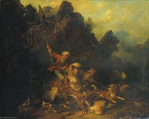 Tiger Hunt — Peter Francis Bourgeois