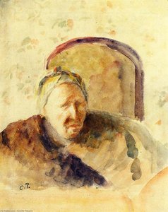 Portrait Of The Artist's Mother — Camille Pissarro, Impressionism