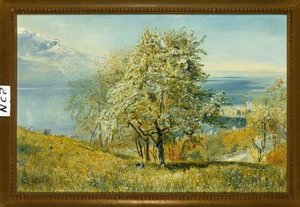 An Alpine Lake — John William Inchbold