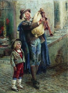 Strolling Musicians — Konstantin Yegorovich Makovsky