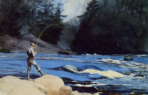 Quananiche, Lake St. John — Winslow Homer