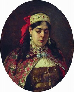 Portrait Of Tsarevna Sofia — Konstantin Yegorovich Makovsky