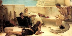 A Reading From Homer — Lourens Alma Tadema, Victorian Realism