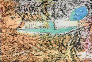 Map of Tuscany and the Chiana Valley