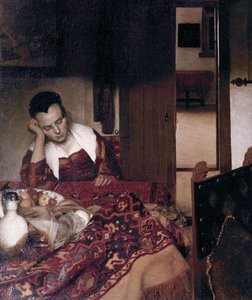 A Maid Asleep — Johannes Vermeer