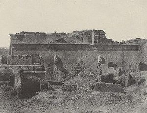 Grand Temple de Denderah, Façade Postérieure