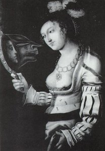 Cranach Metamorphosis (woman In A Mirror) — Salvador Dalí