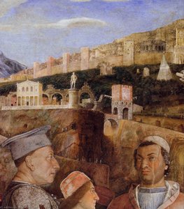 The Meeting (detail) — Andrea Mantegna