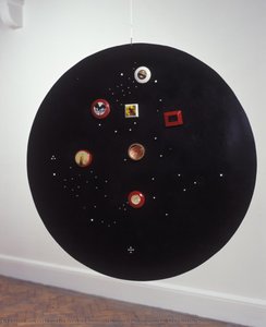 Untitled (moveable Magnetic Photographic Points On Metallic Disc) — Li Yuan-chia
