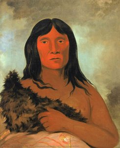 Kay Ée Qua Da Kúm Ee Gísh Kum, He Who Tries The Ground With His Foot — George Catlin