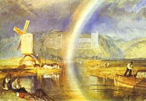 Arundel Castle, With Rainbow — Joseph Mallord William Turner, Romanticism