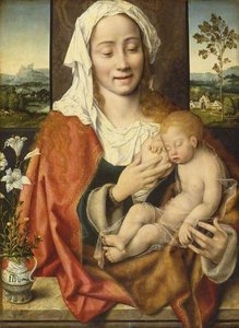 Virgin And Child — Joos Van Cleve, Renaissance