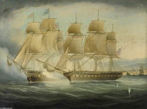 Hms 'shannon' Taking Uss 'chesapeake' — Thomas Buttersworth